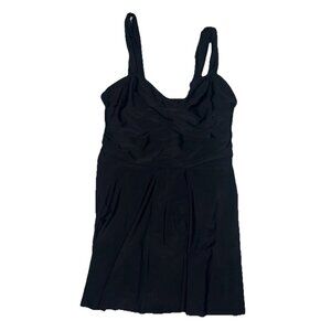 Womans one piece black bathing suit/ swim dress ONLY! shelf bra plus size 18W